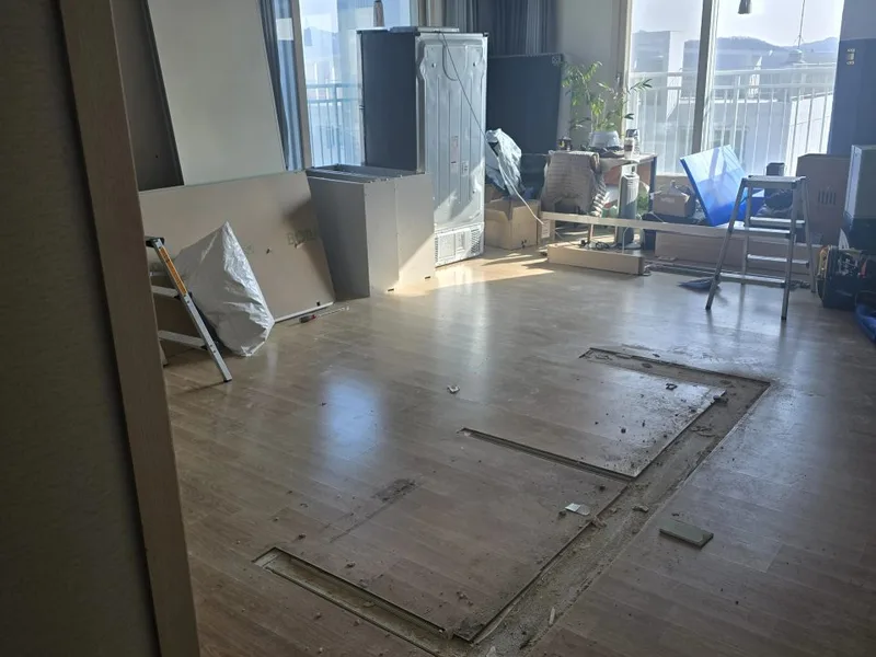 방 확장 비내력벽 철거 시공 전 1